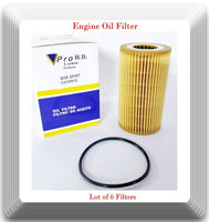 6 x SOE5316T Oil Filter Fits Porcshe 911 Boxster Carrera GT Cayenne  1997-2011