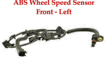 2 ABS Wheel Speed Sensor W/Connectors Front Left/Right Fits:Jeep Liberty 02-07