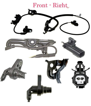 2x ABS Wheel Speed Sensor & Connector Front L/R Fits Sienna 2011-2020 2.7L 3.5L