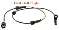 2 x ABS Wheel Speed Sensor & Connectors Front L/R Fits Nissan Murano 2015-2024