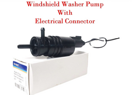 Windshield Washer Pump W/Connector Fit Audi BMW Mercedes GM Dodge Honda Porsche