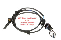 2 x ABS Wheel Speed Sensor & Connector Front L/R  Fits Nissan Quest 2011-2017