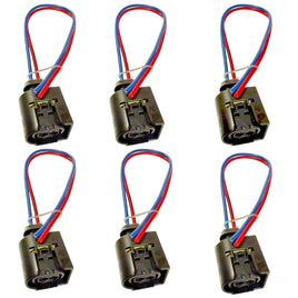 6 x Fuel Injector Connector Fits Audi A5 2008-2018 A6 2010-2011 Q5 2009-2012 V6