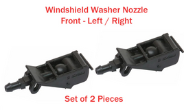 Set 2 Windshield Washer Nozzle Front L/R Fits: Beetle Golf Jetta Passat Touareg