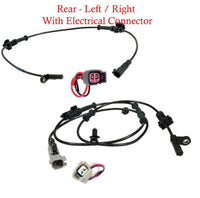 2 x ABS Wheel Speed Sensor W/Connector Rear L/R Fits 300 Challenger Charge 11-21