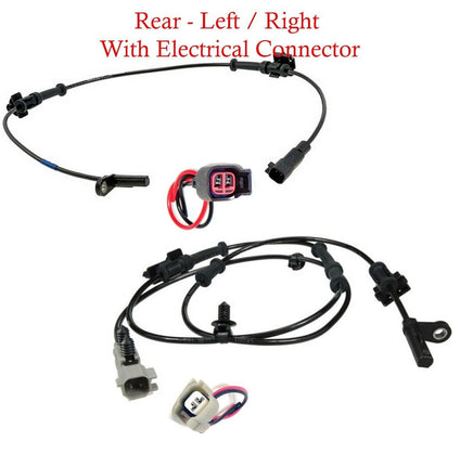 2 x ABS Wheel Speed Sensor W/Connector Rear L/R Fits 300 Challenger Charge 11-21