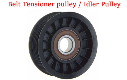 4 Pcs Belt Tensioner Assy & 3 Belt Idler Pulley Fits: Malibu 2004-2006 G6 2005-2
