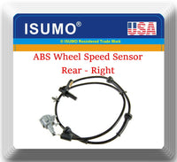 4 ABS Speed Sensor Front-Rear Left & Right For Nissan Altima 2002-2004 2.5L 3.5L