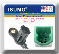 ABS Wheel Speed Sensor Rear Left Fits Ford Escape Mazda Tribute Mercury Mariner