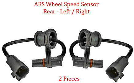 2 x ABS Wheel Speed Sensor Rear L&R Fits:OEM#25913456  Equinox Terrain 2010-2015