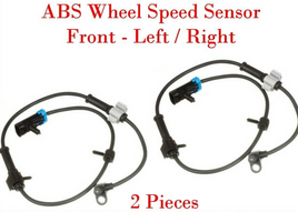 Set 2  ABS Wheel Speed Sensor Front-Right & Left Fits GMC 1999-2014