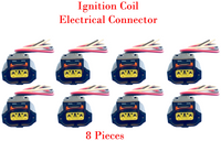 8 x Ignition Coil Electrical Connector Fits Chrysler Dodge Jeep Mitsubishi V8