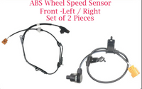2 ABS Wheel Speed Sensor &Connectors  Front L/R For Acura CL TL Honda Accord