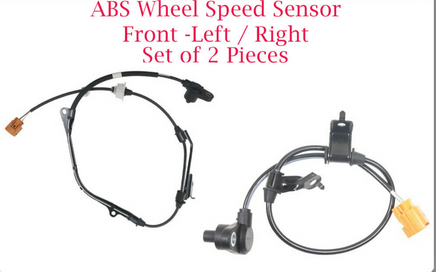 2 ABS Wheel Speed Sensor &Connectors  Front L/R For Acura CL TL Honda Accord