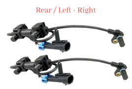 2 Kits ABS Wheel Speed Sensor Rear Left & Right For Silverado Sierra 1500 07-13