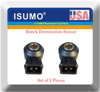 Set of 2 Knock Sensor W/Connector Harness Fits:Armada Pathfinder Titan QX56 5.6L