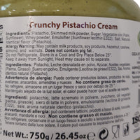 Chunky Cream of Pistachio Spread 26.4 Ounce (750g)