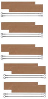 10 Heating Elements 3 mm +10 PTFI Sheets) For Impulse Sealer 12" /300mm PFS300