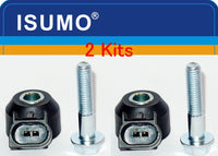 Set 2 Pc 12570215 Knock Sensor W/Connector Fits: GM Hummer Isuzu Saab Saturn