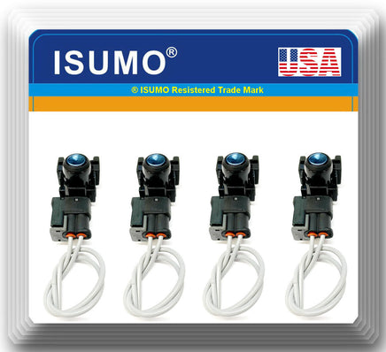 4 x Parking Assist Distance Sensor W/Connector Fits: Lexus IS RC 2014-2018