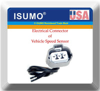 Vehicle Speed Sensor W/Connector Fits: Honda Civic 1996-2000  Integra 2000-2001