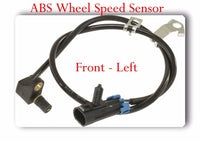 ABS Wheel Speed Sensor w/ Connector Front Left Fits Chevrolet GMC K2500 K3500