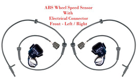 2x ABS Wheel Speed Sensor & Connector Front L/R Fits: JX35 2013 QX60 Pathfinder