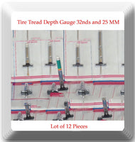 1 Piece Tire Tread Depth Gauge 32nds and 25 mm Millimeters New