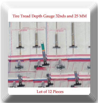 1 Piece Tire Tread Depth Gauge 32nds and 25 mm Millimeters New