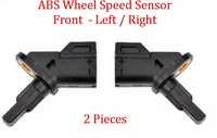 2 ABS Wheel Speed Sensor W/Connector Front L/R Fits Ford Jaguar Lincoln Volvo