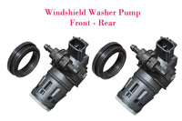 2x Windshield Washer Pump Front - Rear Fits Toyota Highlander , Toyota RAV4