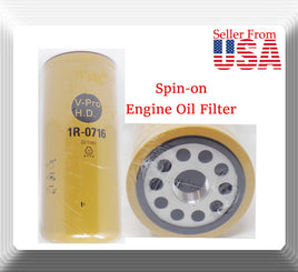 1R0716 Oil Filter Fits:Caterpillar Engine Freightliner Peterbilt Kenworth 