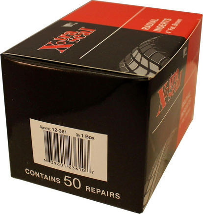 Lot of 2 box of 50 Xtra Seal 12-361 FAT BROWN STRING TUBELESS TIRE PLUG  4"