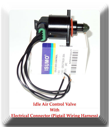 Idle Air Control Valve W/ 4 Wires Electrical Connector Fits: GM 1987-1991