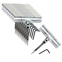 10 x T-Handle Spiral Rasp Tire Repair Tool Tire Plug Probe