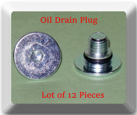Lot of 12 Oil Drain Plug Fits: Hyundai Genesis G80 G90 2017-2021 V8 5.0L