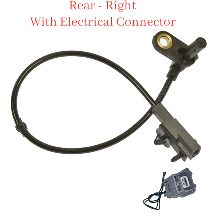 ABS Wheel Speed Sensor & Connector Rear Right Fits Infiniti Q50 Q60 2014-2022