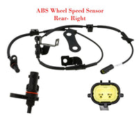 2 x ABS Wheel Speed Sensor & Connector Rear L/R Fits Hyundai Tucson 2016-2021