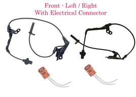 2x ABS Wheel Speed Sensor & Connectors Front L/R Fits Acura MDX ZDX Honda Pilot