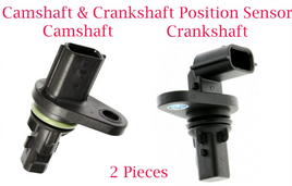 2 Pcs Camshaft & Crankshaf Position Sensor Fits Nissan Versa 2009-2015 1.6L  FWD