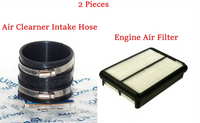 (2 Pcs) Air Cleaner Intake Hose No:2 & air Filter Fits: Runner 1996-2000 L4 2.7L
