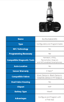 Hamaton Snap-in Programmable TPMS Sensor 33500  2002-2024 315 MHz /433 MHz