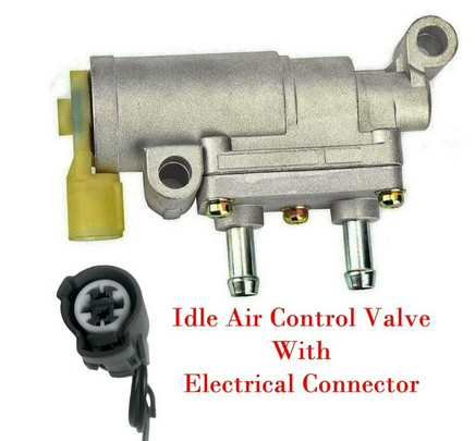 Idle Air Control Valve W/Connector Fits: Acura Integra Honda Civic CRX 1988-1995