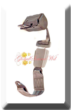 (1 Kit ) Universal Strap Retractable Car Seat Belt Grey 2 Point