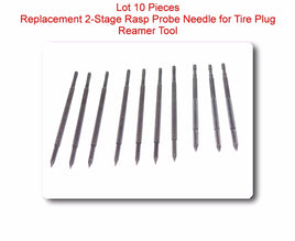 Lot 10 Replacement 2-Stage Rasp Probe Needle for Tire Plug Reamer Tool