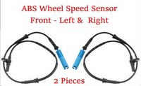 set 4x ABS Wheel Speed Sensor Front-Rear L/R Fits BMW 745i 745Li 760Li 2002-2003