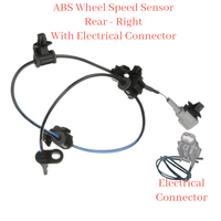 ABS Wheel Speed Sensor & Connector Rear Right Fits Subaru Impreza 2017-2023 2.0L