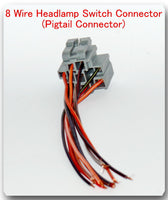 8 Wire Headlight Switch Pigtail Connector Connector Fits: Ford Lincoln Mercury