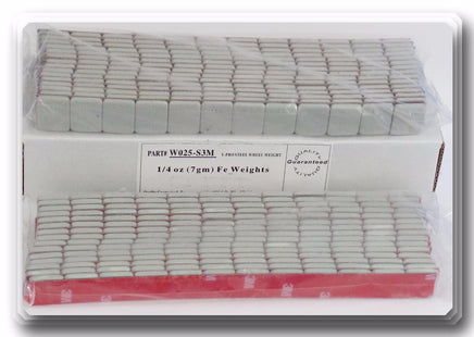 360 Pcs Stick on Self Adhesive Wheel Weights 1/4 0.25 OZ TOTAL 90 OZ 3M RED TAPE