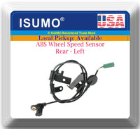 ABS Wheel Speed Sensor W/Connector Rear Left Fits Escape Tribute Mariner